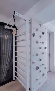 Indoor Cloud Ladder Frame Childrens Climbing Training Equipment Sensory Training Arm Strength Metal Toy for Kids Ages 2-14