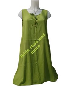 CHALLIS SANDO DUSTER W/ POCKET/SIZE XL(42 BUSTLINE 36 INCHES LENGTH)A-LINE CUT
