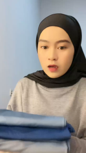 HIA Everywear Mahveeca Hijab Instan Hijab Sport Instan Bahan Hacktive Fabric