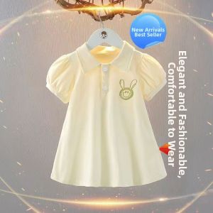Tagkita | Trendy Princess Style Short Sleeve Polo Dress