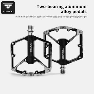 TOSUOD Bicycle Pedals Anti-slip Ultralight Waterproof Du Bearing MTB Road Bike Pedals Cycling Accessories
