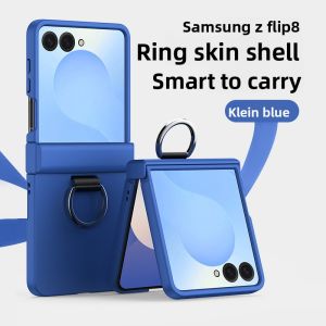 szhaiyu | Ring Holder Phone Case for Samsung Galaxy Z Flip 8 7 6 5 4 3 ZFlip8 ZFlip7 FE All Inclusive Hinge Protective Hard Cover