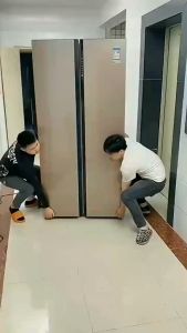 Alat Bantu Pemindah Barang Lemari Trolly Furniture Move Tools Set (1 Pengungkit & 4 Roda)