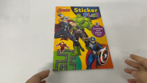 Marvel Avengers Sticker Play Activities Book With Stickers For Kids To Play & Learn Ironman Hulk Thor