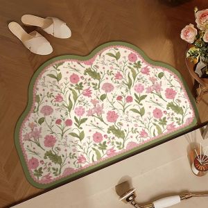 VIKAMA Diatomaceous Earth Doormat in American Style Water-Absorbing Quick-Dry Mat Ideal for Home Bathroom Entrances mat