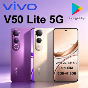 vivo | New VIVO V50 Lite 5G Unlocked Cell Phone Global ROM 12GB+512GB 6500mAh Large Battery120Hz Display 50MP Camera 5G Smartphones