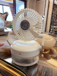 SG【ReadyStock】 Desktop Fan With Humidification Spray 800ML Capacity Tank Desktop Fan Strong Wind Output ≈Small Air Conditioner Cooling Effect 180° Flip USB Power No Noise