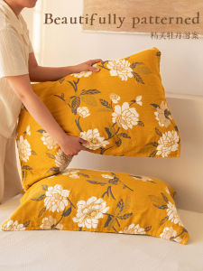 Khăn Trải Giường Cotton Nguyên Chất Dày Mới Bốn Lớp Vải Cotton Nhẹ Sang Trọng Không Thấm Màu Không Rụng Lông Thấm Hút Thoáng Khí