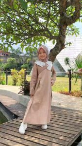 Gamis Nafisa Untuk Usia 1-10Tahun Anak Perempuan by Hoofla Kids