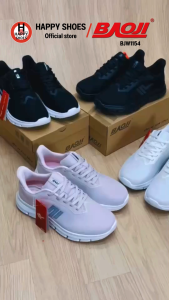 [🥇บาโอจิแท้100%🔢ไซส์37-41🆓ฟรี...ถุงเท้า 1 คู่] BAOJI รุ่น BJW1154 รองเท้าผ้าใบหญิง รองเท้ากีฬาหญิง รองเท้าวิ่งหญิง สวย นุ่มเบา สบายเท้า