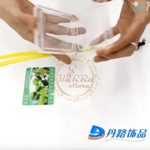 ID CARD GANTUNG KERJA TEMPAT PENYIMPAN KARTU HOLDER KOREA DENGAN PENGAIT 2 sisi MX2545 YARRA.ID