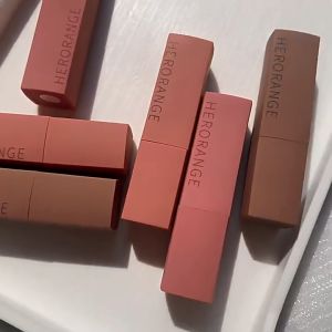 HERORANGE Lipstick Matte Waterproof Moisturizing Smooth Tattoo Liptint Makeup Long Lasting Make Up High Pigment Cosmetics 24 Hours Lip Gloss Non-stick Cup