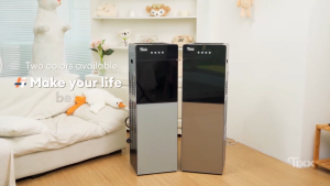 TIXX Water Dispenser Glass Panel Premium 24H Hot and Cold Bottom Loading Fast Heating for Home & Office Child Lock