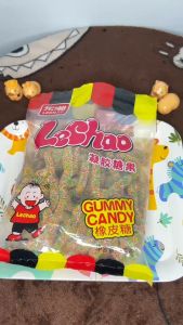 ปีโป้เกร็ด เยลลี่แท่งเกร็ด Lechao เยลลี่ผลไม้ เยลลี่รวมรส ขนาด1KG. โรยผงกรอบ หวานอมเปรี้ยว เนื้อนุ่มหนึบหนับ พร้อมส่งในไทย