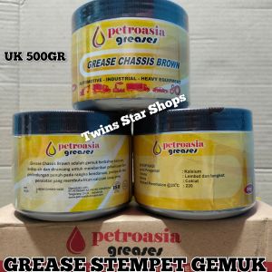 Grease Chassis Brown Gemuk Stempet Petroasia Warna Coklat 500gr Pelumas Multifungsi Serbaguna