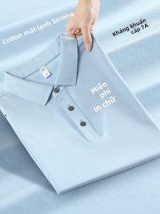 JINGYILAIXIU | Áo Polo Tay Ngắn Thêu Logo Theo Yêu Cầu