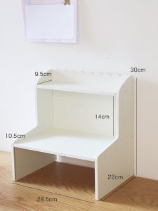 Simple Elevating Shelf Desk Storage