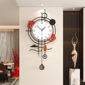 New Luxury Decorative Quiet Wall Clock for Living Room