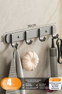 youqin | Stainless Steel Bathroom Towel Rack No-drilling