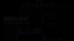 BOMGE 4 Kênh DSP Bộ Trộn Âm Thanh Với 99 Dải Tần 48V Phantom Power USB Phòng Thu Trộn Âm Thanh Bluetooth DJ Console Cho Karaoke