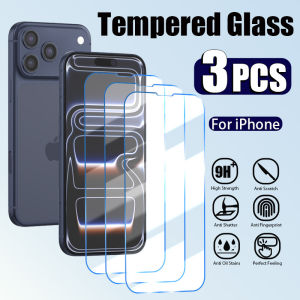 3PCS Screen Protector for iPhone 17 16 15 14 13 12 11 Pro XS Max Tempered Glass for iPhone 13 12 Mini 17 Air 16 15 Plus SE 2020