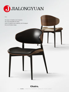 Jialongyuan Dining Italian Accessible Luxury Normcore Eames Dining Chair For Home Retro Scandinavian Dining Table Kitchen Island Chair