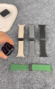 X072  สายนาฬิกาซิลิโคน เหมาะสำหรับ Apple Watch สายซิลิโคนของ Apple iwatch1-9/SE smart watch  พร้มส่ง