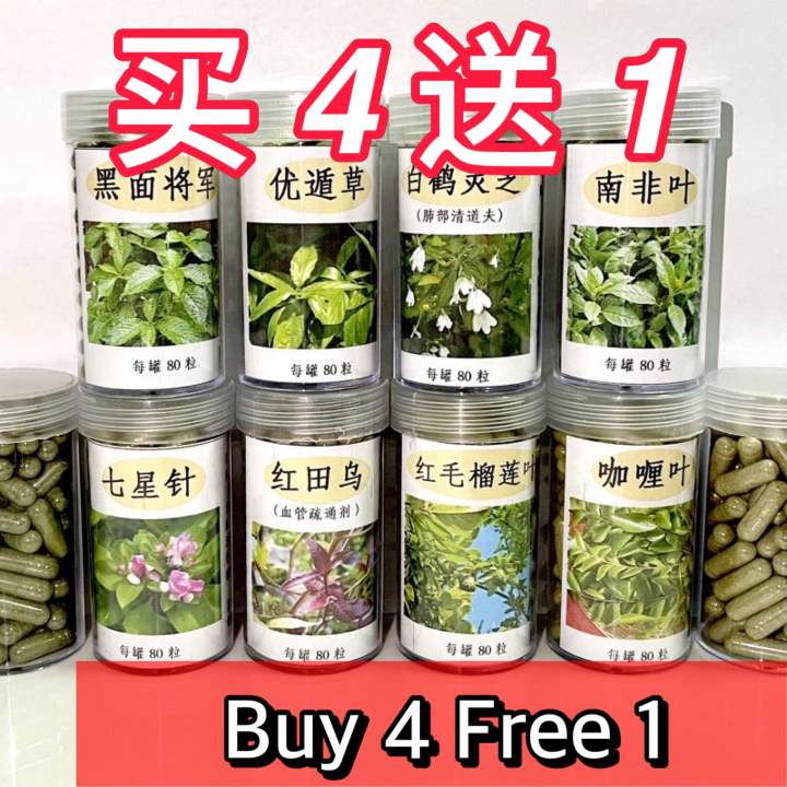 [100% 纯+有机] 黑面将军 / 穿心莲 蛇草 / 野牡丹 / 忧遁草 / 红田乌 / 南非叶 / 白鹤灵芝 / 咖喱叶 / 红毛榴莲叶 ...