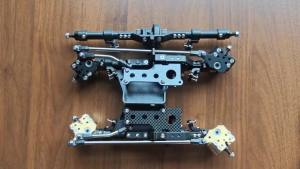 High Clearance Straight Steering Axle CNC Machined Aluminum Upgrade Parts for 1/10 RC Crawler Comp Rigs Class 3 Scalers 4WS