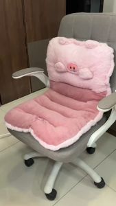 เบาะรองนั่ง เบาะทรงยาว เบาะพิงหลัง ท็อปเปอร์รองนั่ง หมอนรองนั่ง หนาพิเศษ มีจุดกันลื่นและสายรัด