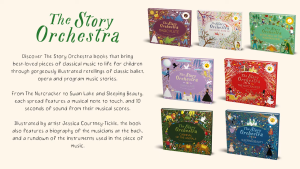 [SG Stock] The Story Orchestra Series Classical Music Sound Books Suitable for Preschool and Primary School.