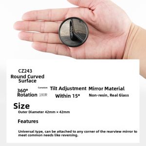 CAR MATE | Wide Angle 360 Degree Blind Spot Mirror
