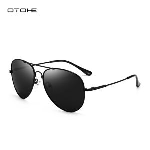 OTOHE Men Sunglasses Titanium Alloy Frame Photochromic Sunglasses Fashion UV400 Polarized Sunglasses Casual Shades for Man Auto Color Changing Sunglasses Driving Glasses Sunglasses for Men