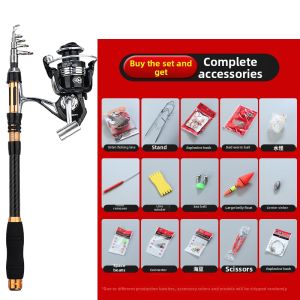 LONGZHISHOU | Portable Carbon Fiber Telescopic Surf Rod