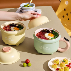 [China Plug Adapter Needed]Multi-functional Electric Hot Pot for Noodle Cooking