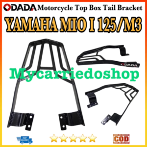 ODADA YAMAHA MIO I 125 / M3SOUL I 125 MIO SPORTY Top Box Bracket Tail Moto Box Grab Bar Bracket Motorcycle (Black)
