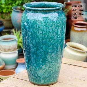 Special Nine-Tailed Fox Pot Thick Ceramics Succulent Planters Breathable Root Development Large Tall Special for Old Trunks
