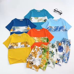 [Lương Về] Bộ Ngắn Tay Size 10-28kg(LNN05) THUN LẠNH MINKY MOM  Cho Bé Trai/ Bé Gái_KISDLOVE