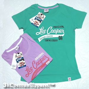 լЄЄ COOPER BRANDED OVERRUN T-SHIRT BLOUSE FOR WOMEN PASTEL COLLECTION