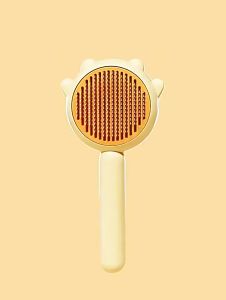 Furiri Pet Hair Removal Comb Cute Bunny Design One Click Hair Removal Comb Bath Cleaning Massage Floating Hair Cat Dog Grooming Tool