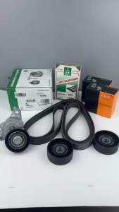 ชุดสายพานหน้าเครื่อง+ลูกรอก Mitsubishi Lancer EX เครื่อง1.8-2.0 CY3-CY4 ปี2009- (1 ชุด = 4 ชิ้น)