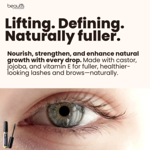 100% Natural Eyebrow & Eyelash Serum Oil / Castor Oil / Thicker / Fuller / Growth / Rosemary / Strengthen