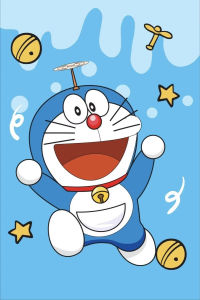 Bandai | Bộ Tranh Kim Cương 5D DIY Doraemon Ghép Hình Với Nobita Và Những Người Bạn Trong Cuộc Phiêu Lưu Bay Bổng Diện Tích Dán Đầy Đủ Tranh Nghệ Thuật Trang Trí Tường Nhà