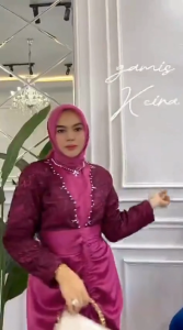 Gamis Muslimah Lebaran Gamis Pesta Dan Wisuda Mewah KEIRA