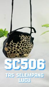 Tas Selempang Mini Wanita Fashion Tas Motif Kartun Glitter Tas Import -SC506