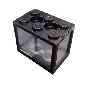 【Option World】ตู้ปลาเลโก้ ตู้ปลาแบบตั้งโต๊ะ ขนาดเล็ก โหลปลากัด ปลาหางนกยูง แข็งแรงทนทาน ใช้งานง่าย