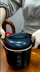 Nồi Cơm Điện Chigo 1.2L  Nồi Lấu Đa Năng Nấu Cơm Hầm Cháo Hấp Xào Luộc Siêu Tiện Lợi