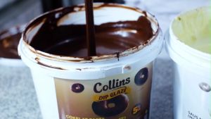 COLLINS DIP GLAZE 1 KG - GLAZE COLLINS - GLAZE TOPPING DONUT - SELAI OLESAN DONAT CAKE