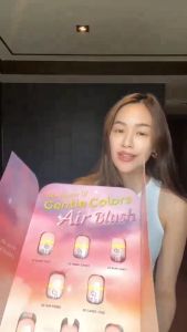 Gentle Colors Air Blush " แอร์บลัช " เนื้อละมุนเบาดุจปุยเมฆ เบลนด์ง่ายปาดเดียวสีชัดติดทน (ขนาด 3 g)