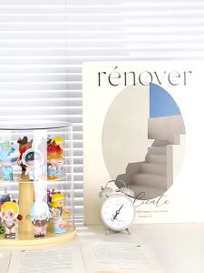 Tủ Kính Mica Đựng Mô Hình Popmart Kệ Hộp Đựng Nước Hoa Mỹ Phẩm Hình Tròn Có Thể Xoay 360 Chống Bụi Chông Nước